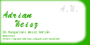 adrian weisz business card